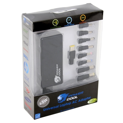 Powercool Universal 65W Auto Sense Power Adapter (8 tips) image 3