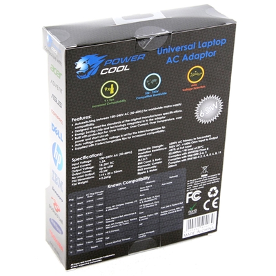 Powercool Universal 65W Auto Sense Power Adapter (8 tips) image 4