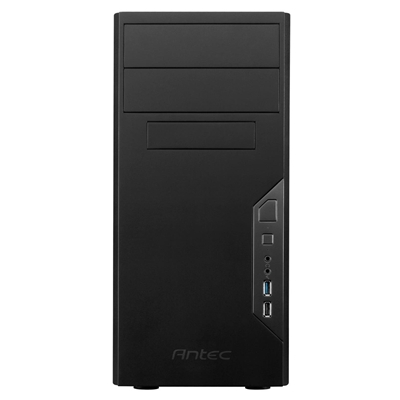 Antec VSK-3000B-U3/U2 Micro Tower Gaming Case, 1 x USB 3.0 / 1 x USB 2.0, SGCC steel, Vented Side Panel, 1 x Pre-Installed 92mm  Rear Exhaust Fan, Micro-ATX, Mini-ITX Compatible image 2