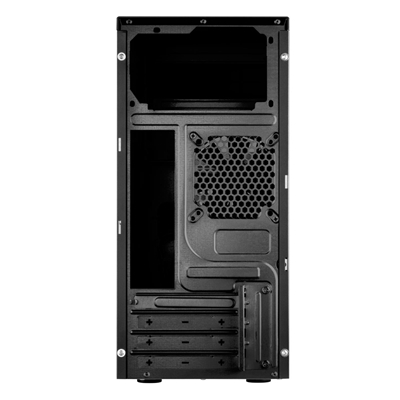 Antec VSK-3000B-U3/U2 Micro Tower Gaming Case, 1 x USB 3.0 / 1 x USB 2.0, SGCC steel, Vented Side Panel, 1 x Pre-Installed 92mm  Rear Exhaust Fan, Micro-ATX, Mini-ITX Compatible image 3