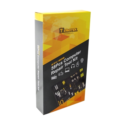 Sprotek 58 Piece Computer & Electronics Repair Tool Kit In A Case, All Tools Are Fully Demagnetized To Protect Your Computers Hard Drive Or Magnetic Media From Damage. image 2