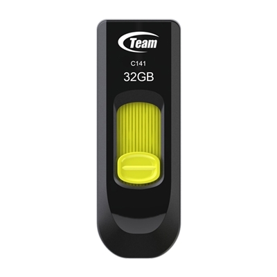 Team C141 32GB USB 2.0 Yellow USB Flash Drive image 2