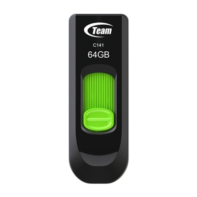 Team C141 64GB USB 2.0 Green USB Flash Drive image 2