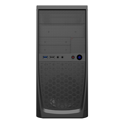 CiT Elite Micro Tower 1 x USB 3.0 / 1 x USB 2.0 Black Case with 500W PSU image 2
