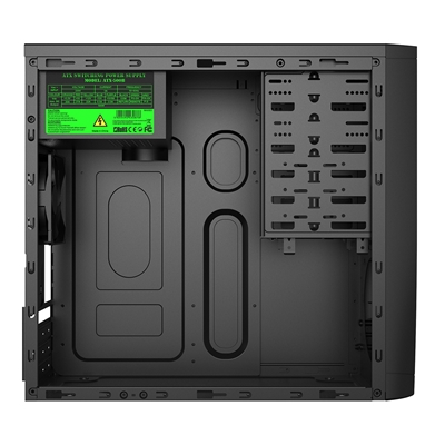 CiT Elite Micro Tower 1 x USB 3.0 / 1 x USB 2.0 Black Case with 500W PSU image 6