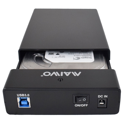 Maiwo USB 3.0 3.5" External Hard Drive Enclosure  with Power Adapter image 3