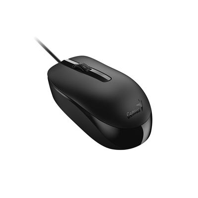 Genius KM-160 Wired Keyboard and Mouse Combo Set, USB Plug and Play, Spill resistant, Full Size UK Layout with Low Profile Keys and Optical Sensor Mouse, 1000dpi, Ergonomic design for Home or Office image 4