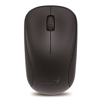 Genius NX-7000 Wireless Mouse, 2.4 GHz with USB Pico Receiver, Adjustable DPI levels up to 1200 DPI, 3 Button with Scroll Wheel, Ambidextrous Design, Black image 3
