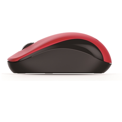 Genius NX-7000 Wireless Mouse, 2.4 GHz with USB Pico Receiver, Adjustable DPI levels up to 1200 DPI, 3 Button with Scroll Wheel, Ambidextrous Design, Red image 4