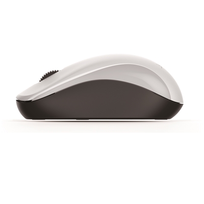 Genius NX-7000 Wireless Mouse, 2.4 GHz with USB Pico Receiver, Adjustable DPI levels up to 1200 DPI, 3 Button with Scroll Wheel, Ambidextrous Design, White image 4