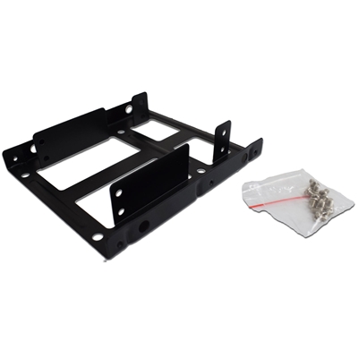 Evo Labs 2.5 INCH to 3.5 INCH Double Internal Drive Bay Adapter, Dual Metal, for 2.5 INCH SSD/HDD image 2