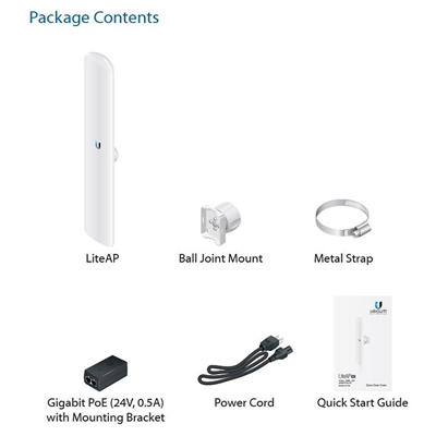 Ubiquiti LAP-120 LiteAP AC airMAX Outdoor 5GHz 16 dBi PoE Access Point CPE image 3