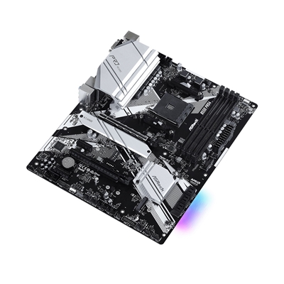 ASRock B550 Pro4 AMD AM4 Socket Motherboard, ATX, 4x DDR4 Slots, 2x M.2 Sockets, GbE LAN, 1x D-Sub / 1x HDMI Port image 3