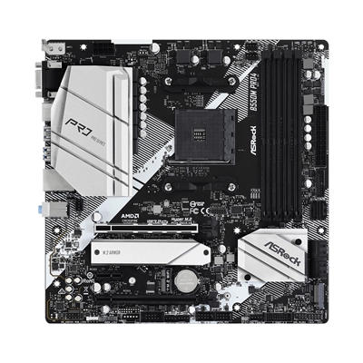 ASRock B550M Pro4 AMD AM4 Socket Motherboard, Micro-ATX, 4x DDR4 Slots, 2x M.2 Sockets, GbE LAN, 1x D-Sub / 1x DisplayPort / 1x HDMI Port image 2