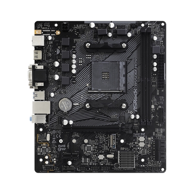 ASRock B550M-HDV AMD AM4 Socket Motherboard, Micro-ATX, 2x DDR4 Slots, 1x M.2 Socket, GbE LAN, 1x D-Sub / 1x DVI-D / 1x HDMI Port image 2