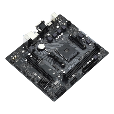 ASRock A520M-HVS Super Alloy AMD AM4 Socket Motherboard, Micro-ATX, 2x DDR4 Slots, 1x M.2 Socket, GbE LAN, 1x D-Sub / 1x HDMI Port image 3