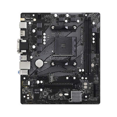 ASRock A520M-HDV Super Alloy AMD AM4 Socket Motherboard, Micro-ATX, 2x DDR4 Slots, 1x M.2 Socket, GbE LAN, 1x D-Sub / 1x DVI-D / 1x HDMI Port image 2