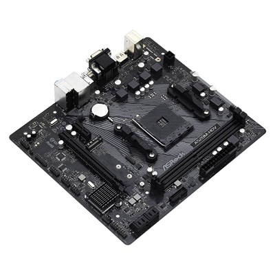 ASRock A520M-HDV Super Alloy AMD AM4 Socket Motherboard, Micro-ATX, 2x DDR4 Slots, 1x M.2 Socket, GbE LAN, 1x D-Sub / 1x DVI-D / 1x HDMI Port image 3