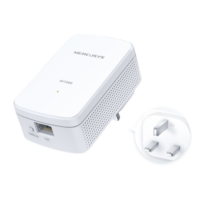 Mercusys MP500 KIT AV1000 Gigabit Powerline Starter Kit (UK Plug) image 3