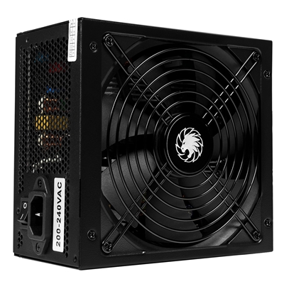 GAMEMAX RPG Rampage 600W PSU, 140mm Ultra Silent Fan, 80 PLUS Bronze, Non Modular, Flat Black Cables, Japanese TK Main Capacitor Fitted image 2