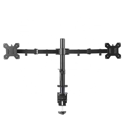 piXL Desk-Mounted Fully-Adjustable Dual Monitor Arm for Screens Up To 27 inch with VESA Mount & Built-In Cable Management image 4