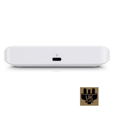 Ubiquiti USW-FLEX-MINI UniFi USW Flex Mini 5 Port Smart Managed POE/USB C Powered Gigabit Network Switch (UK Plug) image 4