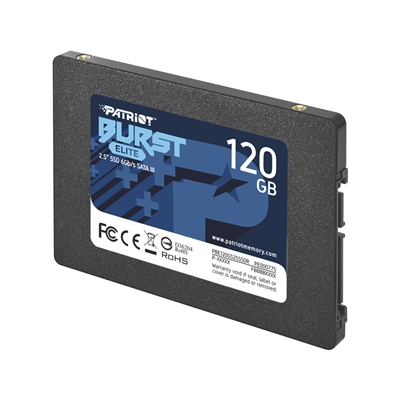 Patriot Elite (PBE120GS25SSDR) 120GB 2.5 Inch SSD, Sata 3 Interface, Read 450MB/s, Write 320MB/s,3 Year Warranty image 2