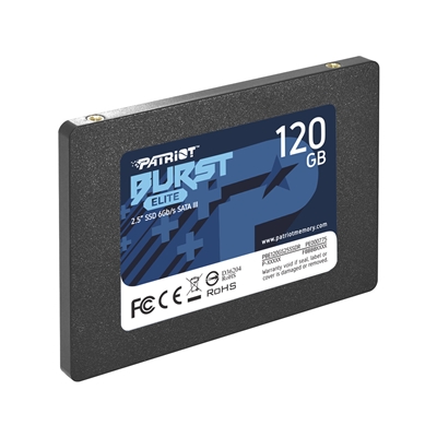 Patriot Elite (PBE120GS25SSDR) 120GB 2.5 Inch SSD, Sata 3 Interface, Read 450MB/s, Write 320MB/s,3 Year Warranty image 3
