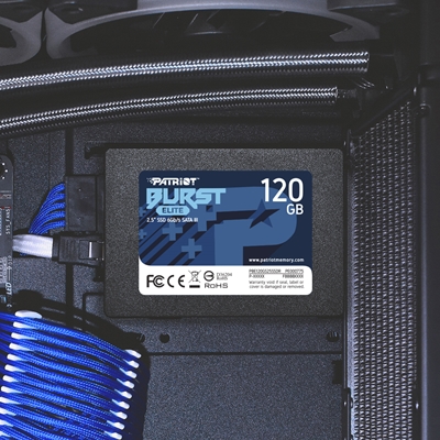 Patriot Elite (PBE120GS25SSDR) 120GB 2.5 Inch SSD, Sata 3 Interface, Read 450MB/s, Write 320MB/s,3 Year Warranty image 5