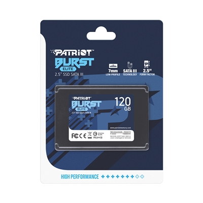 Patriot Elite (PBE120GS25SSDR) 120GB 2.5 Inch SSD, Sata 3 Interface, Read 450MB/s, Write 320MB/s,3 Year Warranty image 6