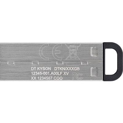 Kingston DataTraveler Kyson 128GB USB 3.2 Capless Metal USB Flash Drive image 3