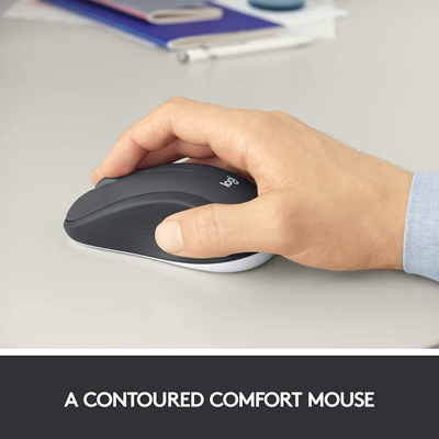 Logitech MK540 Advanced Wireless Keyboard and Mouse Combo for Windows, 2.4 GHz Unifying USB-Receiver, Multimedia Hotkeys, 3-Year Battery Life, for PC, Laptop, QWERTY UK Layout, Black image 4