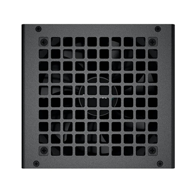 DeepCool PF500 500W PSU, 120mm Silent Hydraulic Bearing Fan, 80 PLUS White, Non Modular, UK Plug, Flat Black Cables, Efficient & Affordable image 2