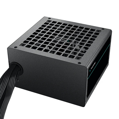 DeepCool PF500 500W PSU, 120mm Silent Hydraulic Bearing Fan, 80 PLUS White, Non Modular, UK Plug, Flat Black Cables, Efficient & Affordable image 6