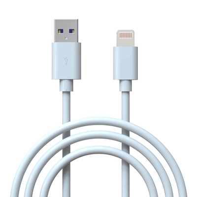 Prevo USB-LIGHTNING-2M Lightning Cable, USB 2.0 A (M) to Apple Lightning (M), 2m, White, MFI Certified, Fast Charging up to 2.1A, Data Sync Rate up to 480Mbps, Superior Design & Performance, Retail Box Packaging image 4