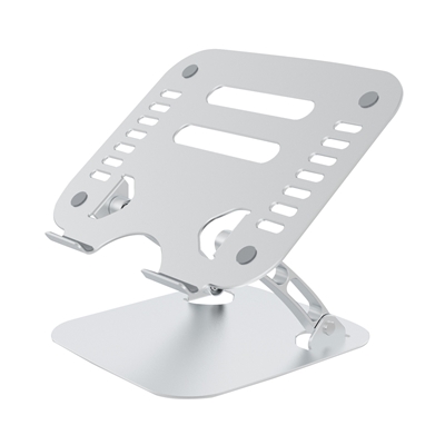 Prevo Aluminium Alloy Laptop Stand, Fit Devices from 11 to 17 Inches, Non-Slip Silicone, Height and Angle Adjustable image 2