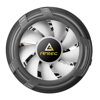 ANTEC T120 Fan CPU Cooler, Universal Socket, 120mm Chromatic Silent RGB Fan, 1500RPM, Massive Black Aluminium Fins for Enhanced Cooling Performance, Designed for Small Form Factor Cases image 4