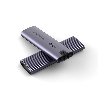 Netac M.2 NVMe/SATA External Enclosure, USB3.1, Aluminum, 10Gbps, USB C to C, USB C to A image 4