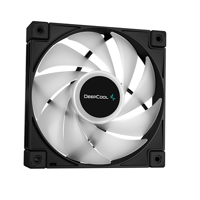 DeepCool LS520 Premium AiO Liquid CPU Cooler, Universal Socket, 240mm Radiator, PWM 2250RPM Cooling Fans, Addressable RGB LED Lighting, Fully Customizable Infinity Mirror Cap Design, Black Version image 6