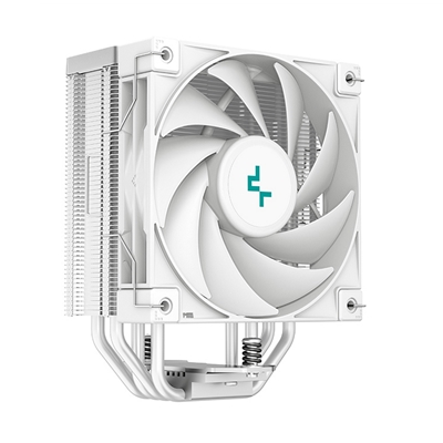 DeepCool AK400 WH Fan CPU Cooler, Universal Socket, High Performance 120mm Silent Hydro Bearing PWM White Fan, 1850RPM, 4 Heat Pipes, Unique Matrix Fin Design, White Version, Intel LGA 1700 Bracket Included image 2