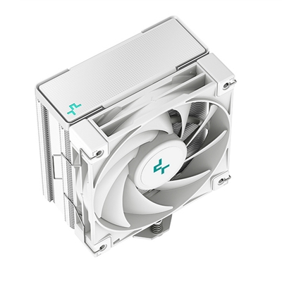 DeepCool AK400 WH Fan CPU Cooler, Universal Socket, High Performance 120mm Silent Hydro Bearing PWM White Fan, 1850RPM, 4 Heat Pipes, Unique Matrix Fin Design, White Version, Intel LGA 1700 Bracket Included image 3