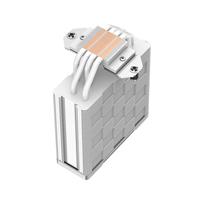 DeepCool AK400 WH Fan CPU Cooler, Universal Socket, High Performance 120mm Silent Hydro Bearing PWM White Fan, 1850RPM, 4 Heat Pipes, Unique Matrix Fin Design, White Version, Intel LGA 1700 Bracket Included image 6