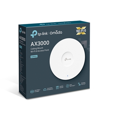 TP-Link Omada EAP650 AX3000 Ceiling Mount WiFi 6 Access Point image 6