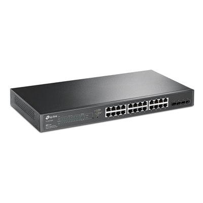 TP-Link JetStream TL-SG2428P 28-Port Metal Gigabit Smart PoE Switch with 24-Port PoE+ (250W) image 2