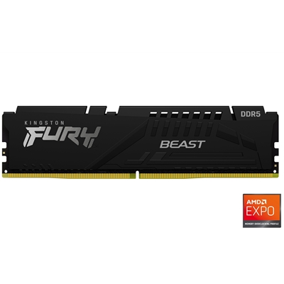 Kingston FURY Beast KF556C36BBE-16 16GB (1x 16GB) DIMM System Memory, 5600MHz, DDR5, CL36, Black, Intel XMP, AMD EXPO image 5