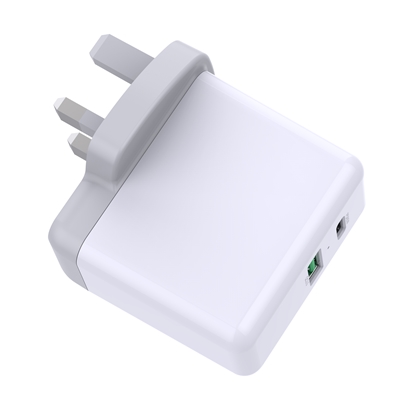Prevo QC72 65W USB Type-C & USB Type-A Fast Charge Mains Charger with Qualcomm Quick Charge 3.0 and 1.5m 100W USB-C Cable for Laptops, Ultrabooks, Chromebooks, iPads, MacBooks, Smartphones, Tablets, Mobile Devices, Action Cameras, DSLRs image 6