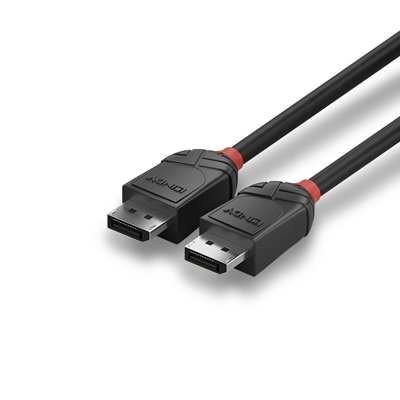 Lindy 36493 3m DisplayPort (M) 1.2 Black Line 4096x2160@60Hz Cable - Black image 5