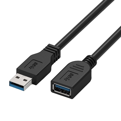 Prevo USBM-USBF-5M USB 3.0 Extension Cable 5M, 5Gbps SuperSpeed USB-A Male to Female Extender for Laptops, PC, Gaming Consoles & VR, Black, Retail Box image 2