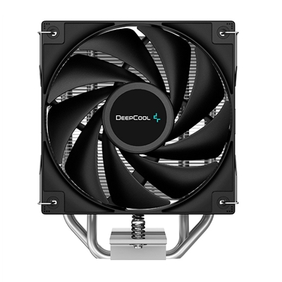 DeepCool AG400 Fan CPU Cooler, Universal Socket, High Efficiency 120mm PWM Cooling Black Fan, 2000RPM, 4 Heat Pipes, 220W Heat Dissipation Power, Unique Matrix Fin Design, Intel LGA 1700 Bracket Included image 4
