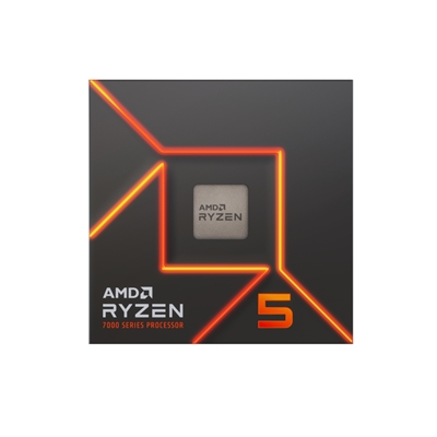 AMD Ryzen 5 7600X 4.7GHz 6 Core AM5 Processor, 12 Threads, 4.7GHz up to 5.3GHz Boost, 38MB Cache,105W, No Fan, Radeon Graphics image 2